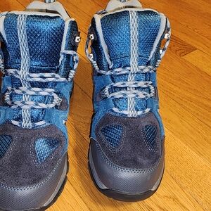 L.L. Bean Kids Blue and Black Boots